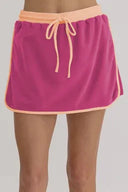 Chic Duo Contrast Pullover Skort Set | 4 Color Options-2 Piece Outfit Sets-Rae Collective, Women's Online Fashion Boutique Located in Phoenix, Arizona (Scottsdale Area)