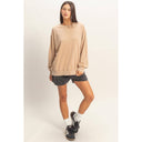 Vintage Ease Mineral Washed Crew Neck Sweatshirt | 8 Colors