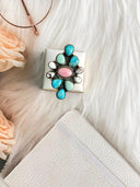 Days of Spring Collection Wild Horse & Pink Conch Rings