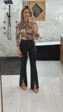 Brie Floral Mesh Top-Long Sleeve Tops-Krush Kandy, Women's Online Fashion Boutique Located in Phoenix, Arizona (Scottsdale Area)