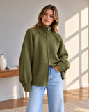 Elowen Zip Knit Cardigan