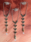 Desert Sage Jasper Boho Lariat Necklaces