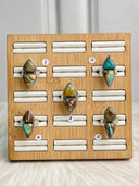 Royston Turquoise Slab 2 Stone Rings Bag 10