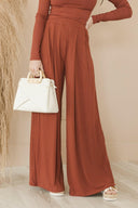 Drive You Mad Ribbed Wide Leg Pants | 6 Colors-Pants-Rae Collective, Women's Online Fashion Boutique Located in Phoenix, Arizona (Scottsdale Area)