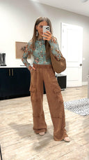 Ginger Floral Mock Neck Mesh Top-Long Sleeve Tops-Rae Collective, Women's Online Fashion Boutique Located in Phoenix, Arizona (Scottsdale Area)