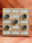 Desert Sage Jasper Daisy Rings