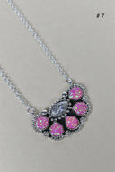 Paw Pad CZ & Stone Necklace-Pendant Necklaces-Rae Collective, Women's Online Fashion Boutique Located in Phoenix, Arizona (Scottsdale Area)