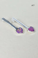 Silver Solitaire Bar Earrings-Drop Earrings-Rae Collective, Women's Online Fashion Boutique Located in Phoenix, Arizona (Scottsdale Area)