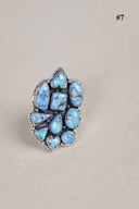 Golden Hills Chunky Cluster Sterling Silver Rings-Cluster Rings-Rae Collective, Women's Online Fashion Boutique Located in Phoenix, Arizona (Scottsdale Area)