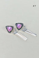 Solo Stone Sterling Cascade Earrings-Drop Earrings-Krush Kandy, Women's Online Fashion Boutique Located in Phoenix, Arizona (Scottsdale Area)