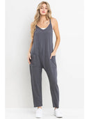 Solid Harem Jumpsuit with Pockets-Jumpsuits & Rompers-Rae Collective, Women's Online Fashion Boutique Located in Phoenix, Arizona (Scottsdale Area)