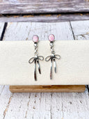 Opal Bow Earings-Earrings-Rae Collective, Women's Online Fashion Boutique Located in Phoenix, Arizona (Scottsdale Area)