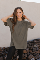 MONO B Naturally Cozy Organic Cotton Boyfriend Tee