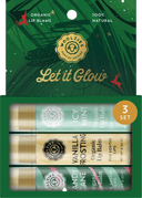 Let it Glow Lip Balm Set Of 3-Accessories-Krush Kandy, Women's Online Fashion Boutique Located in Phoenix, Arizona (Scottsdale Area)