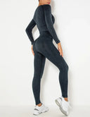 Seamless Long Sleeve Top and Legging Set-workout-Rae Collective, Women's Online Fashion Boutique Located in Phoenix, Arizona (Scottsdale Area)