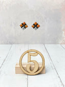 Four Square Stone Stud Earrings-Earrings-Krush Kandy, Women's Online Fashion Boutique Located in Phoenix, Arizona (Scottsdale Area)