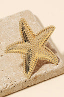 Textured Metallic Starfish Open Band Ring-Rings-Krush Kandy, Women's Online Fashion Boutique Located in Phoenix, Arizona (Scottsdale Area)
