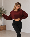 Amara Long Sleeve Crop Top