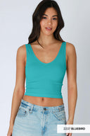 NIKIBIKI Ribbed Long Tank-Tanks-Krush Kandy, Women's Online Fashion Boutique Located in Phoenix, Arizona (Scottsdale Area)