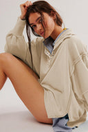 Exposed Seam Side Slit Long Sleeve Sweatshirt-Rae Collective, Women's Online Fashion Boutique Located in Phoenix, Arizona (Scottsdale Area)
