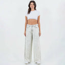 Wide Leg Waist Strap Carpenter Jeans-Denim-Krush Kandy, Women's Online Fashion Boutique Located in Phoenix, Arizona (Scottsdale Area)