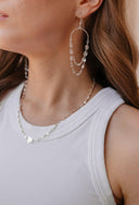 Solid Sterling Chain Earrings-Earrings-Rae Collective, Women's Online Fashion Boutique Located in Phoenix, Arizona (Scottsdale Area)