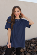 MONO B Naturally Cozy Organic Cotton Boyfriend Tee