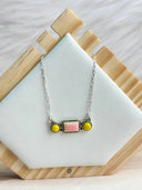 Pink Conch & Rosarita Chain Necklace Bag 15