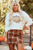 Pumpkin Season Floral Sweatshirt-Sweatshirt-Krush Kandy, Women's Online Fashion Boutique Located in Phoenix, Arizona (Scottsdale Area)