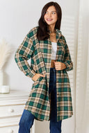Mandy Plaid Collared Neck Long Sleeve Shirt-Rae Collective, Women's Online Fashion Boutique Located in Phoenix, Arizona (Scottsdale Area)