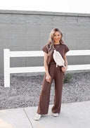 Ultimate Luxe Stretchy Tee & Pant Set-2 Piece Outfit Sets-Rae Collective, Women's Online Fashion Boutique Located in Phoenix, Arizona (Scottsdale Area)