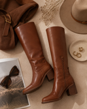 The Harriet | Brown Tall Riding Boot