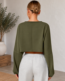 Amara Long Sleeve Crop Top