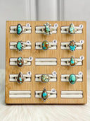 Royston Turquoise One of A Kind Slab Rings Bag 1