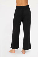 Mono B Smocked Waistband Ribbed Wide Leg Pants-Pants-Rae Collective, Women's Online Fashion Boutique Located in Phoenix, Arizona (Scottsdale Area)