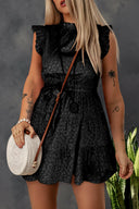 Leopard Tie Belt Tiered Dress-Rae Collective, Women's Online Fashion Boutique Located in Phoenix, Arizona (Scottsdale Area)