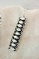 Showstopper Stone Bar Earrings-Drop Earrings-Rae Collective, Women's Online Fashion Boutique Located in Phoenix, Arizona (Scottsdale Area)