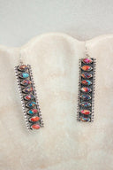 Showstopper Stone Bar Earrings-Drop Earrings-Rae Collective, Women's Online Fashion Boutique Located in Phoenix, Arizona (Scottsdale Area)