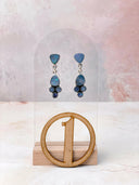 Double Opal Cluster Earrings-Earrings-Krush Kandy, Women's Online Fashion Boutique Located in Phoenix, Arizona (Scottsdale Area)
