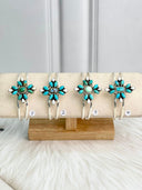 Mixed Turquoise One of a Kind Cuff Bag 21