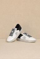 McKenzie Star Sneaker Black and White-Sneakers-Rae Collective, Women's Online Fashion Boutique Located in Phoenix, Arizona (Scottsdale Area)