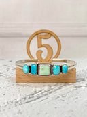 Stone Slab Cuffs-Bracelets-Krush Kandy, Women's Online Fashion Boutique Located in Phoenix, Arizona (Scottsdale Area)