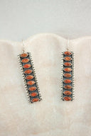 Showstopper Stone Bar Earrings-Drop Earrings-Rae Collective, Women's Online Fashion Boutique Located in Phoenix, Arizona (Scottsdale Area)