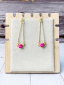 Poised Perfection Single Stone Earrings-Earrings-Krush Kandy, Women's Online Fashion Boutique Located in Phoenix, Arizona (Scottsdale Area)