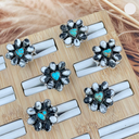 So In Love Turquoise & White Buffalo Ring-Rings-Rae Collective, Women's Online Fashion Boutique Located in Phoenix, Arizona (Scottsdale Area)