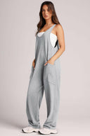 Lovelet Wide Strap Jumpsuit with Pockets-Rae Collective, Women's Online Fashion Boutique Located in Phoenix, Arizona (Scottsdale Area)