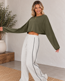 Amara Long Sleeve Crop Top