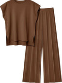 Best of Both Worlds Top and Pants Knit Set-Pants-Rae Collective, Women's Online Fashion Boutique Located in Phoenix, Arizona (Scottsdale Area)