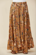 Golden Hour Ruffle Palazzo Pants-Pants-Krush Kandy, Women's Online Fashion Boutique Located in Phoenix, Arizona (Scottsdale Area)