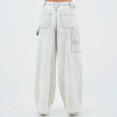 Wide Leg Waist Strap Carpenter Jeans-Denim-Krush Kandy, Women's Online Fashion Boutique Located in Phoenix, Arizona (Scottsdale Area)